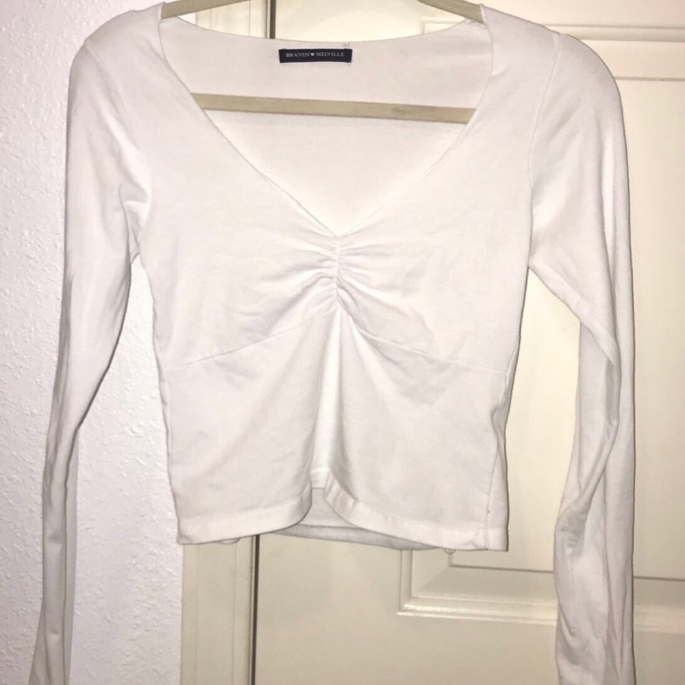 brandy melville white top